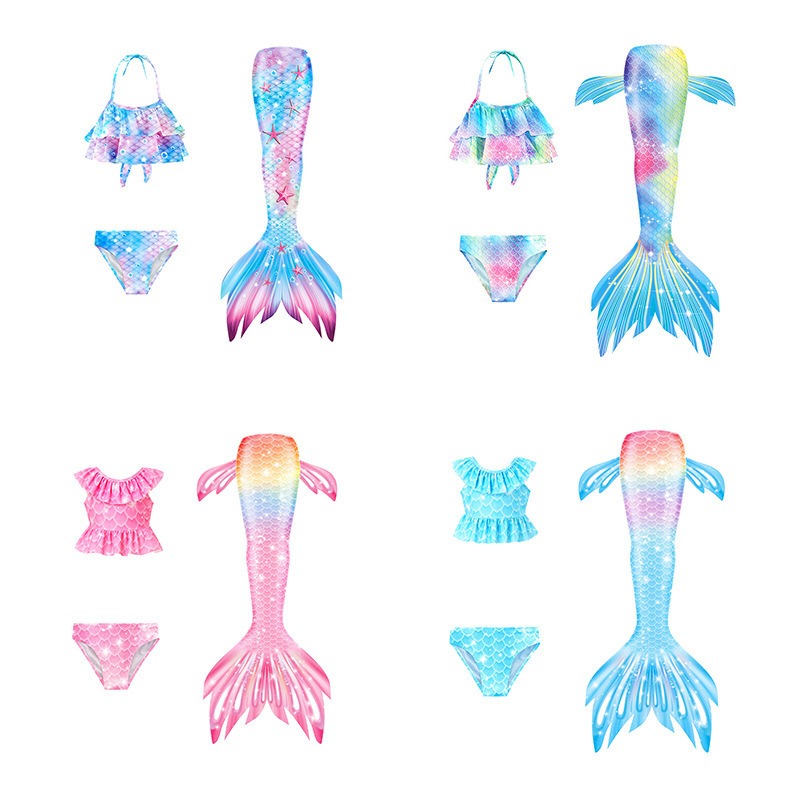 Aquatic Sports Wear - Костюм русалки для девочек, пляжный купальник